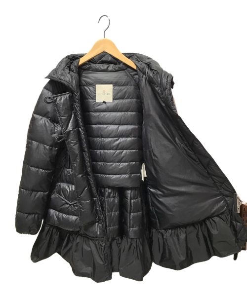 MONCLER（モンクレール）MONCLER (モンクレール) フレアダウンコート ブラック サイズ:SIZE 0 下記参照の古着・服飾アイテム
