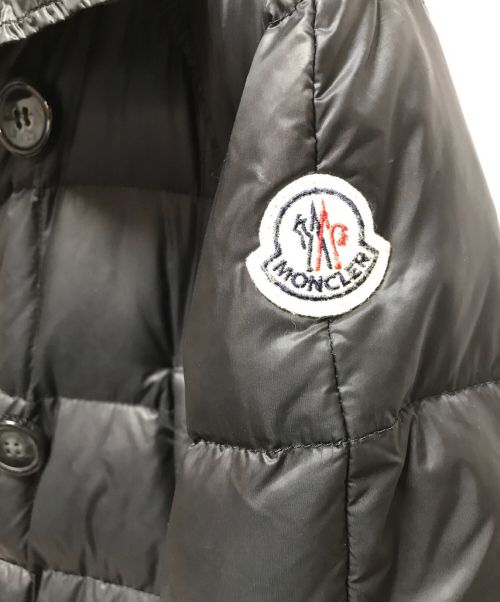 MONCLER（モンクレール）MONCLER (モンクレール) フレアダウンコート ブラック サイズ:SIZE 0 下記参照の古着・服飾アイテム