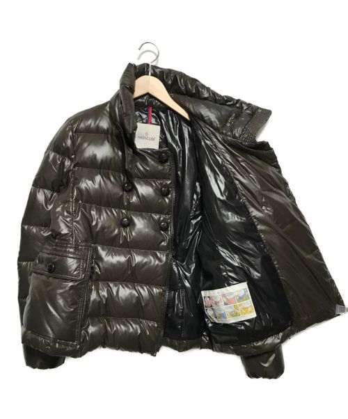 MONCLER（モンクレール）MONCLER (モンクレール) ダウンジャケット カーキ サイズ:SIZE 4 下記参照の古着・服飾アイテム