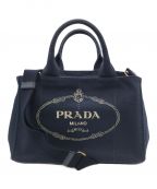 PRADAプラダ）の古着「カナパ トート」｜ネイビー
