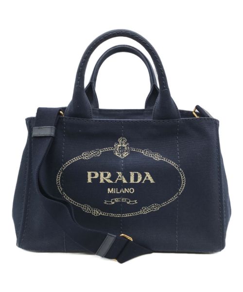 PRADA（プラダ）PRADA (プラダ) カナパ トート ネイビー サイズ:下記参照の古着・服飾アイテム