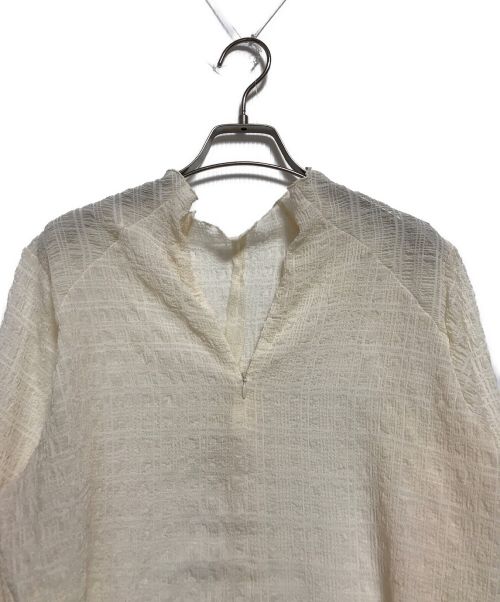 foufou（フーフー ザドレス）foufou (フーフー) seersucker mellow blouse アイボリー サイズ:なし(下記参照)の古着・服飾アイテム
