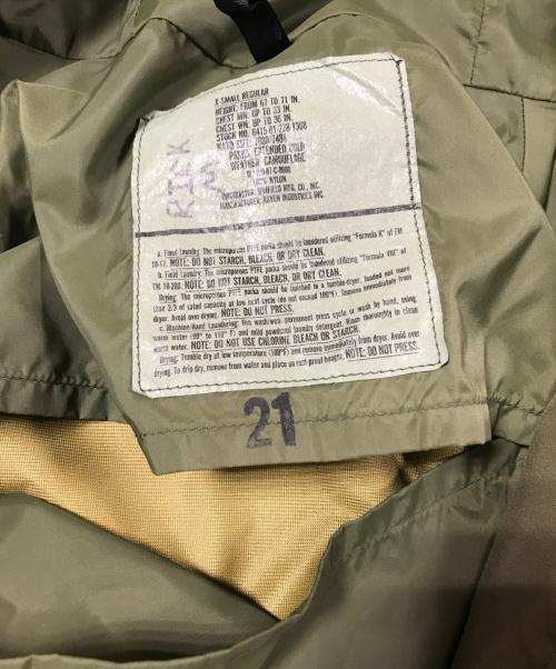 US ARMY（ユーエスアーミー）US ARMY (ユーエスアーミー) ECWCS GEN1 COLD WEATHER PARKA カーキ サイズ:XS-REGULARの古着・服飾アイテム