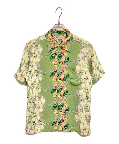 Sun Surf（サンサーフ）SUN SURF (サンサーフ) アロハシャツ グリーン サイズ:Mの古着・服飾アイテム