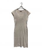 MARTIN MARGIELAマルタン・マルジェラ）の古着「フレンチスリーブワンピース」｜ベージュ