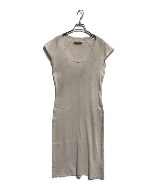 MARTIN MARGIELA（マルタン・マルジェラ）MARTIN MARGIELA (マルタン・マルジェラ) フレンチスリーブワンピース ベージュ サイズ:Mの古着・服飾アイテム