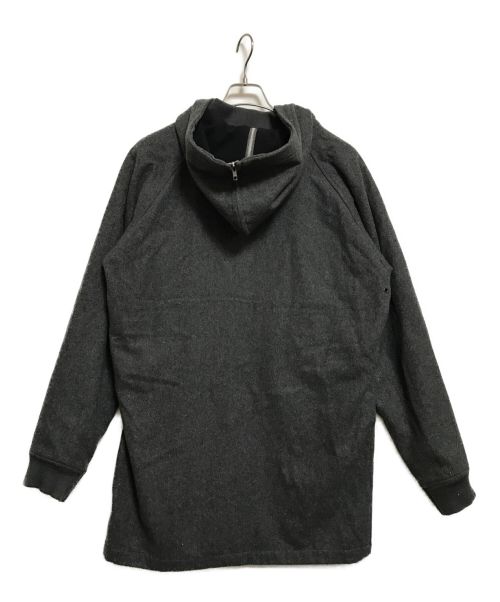 stussy（ステューシー）stussy (ステューシー) ウールフーデッドコート グレー サイズ:Lの古着・服飾アイテム