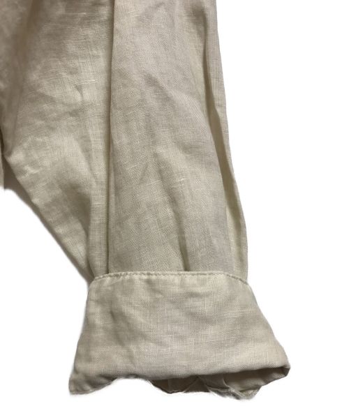 Spick and Span（スピックアンドスパン）Spick and Span (スピックアンドスパン) 80リネンカシュクールビッグシャツ ベージュ サイズ:FREEの古着・服飾アイテム