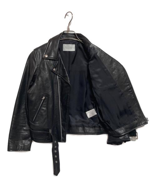 beautiful people（ビューティフルピープル）beautiful people (ビューティフルピープル) UNITED ARROWS (ユナイテッドアローズ) シープレザーライダースジャケット ブラック サイズ:150の古着・服飾アイテム