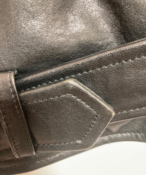 beautiful people（ビューティフルピープル）beautiful people (ビューティフルピープル) UNITED ARROWS (ユナイテッドアローズ) シープレザーライダースジャケット ブラック サイズ:150の古着・服飾アイテム