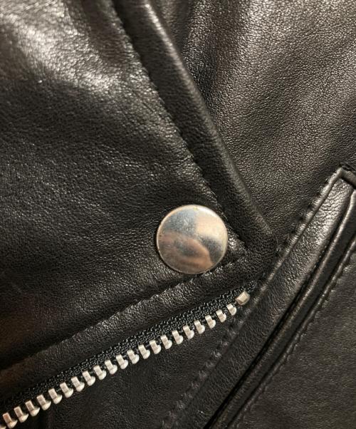 beautiful people（ビューティフルピープル）beautiful people (ビューティフルピープル) UNITED ARROWS (ユナイテッドアローズ) シープレザーライダースジャケット ブラック サイズ:150の古着・服飾アイテム