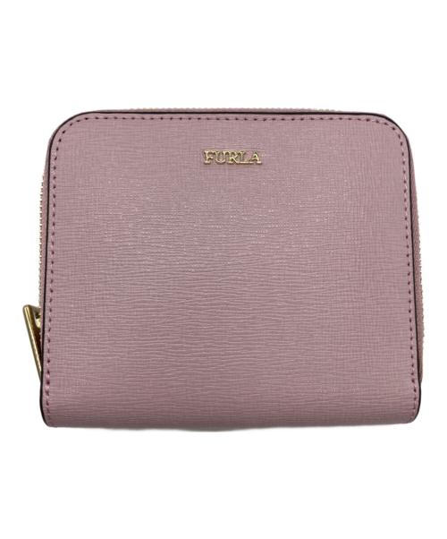 FURLA（フルラ）FURLA (フルラ) ラウンドジップウォレット ピンクの古着・服飾アイテム