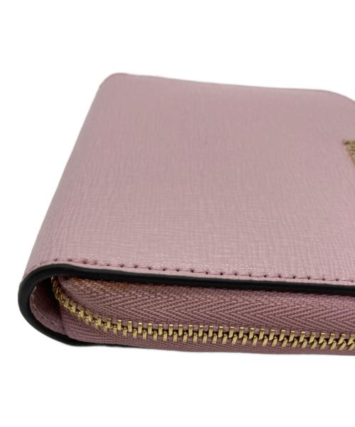 FURLA（フルラ）FURLA (フルラ) ラウンドジップウォレット ピンクの古着・服飾アイテム