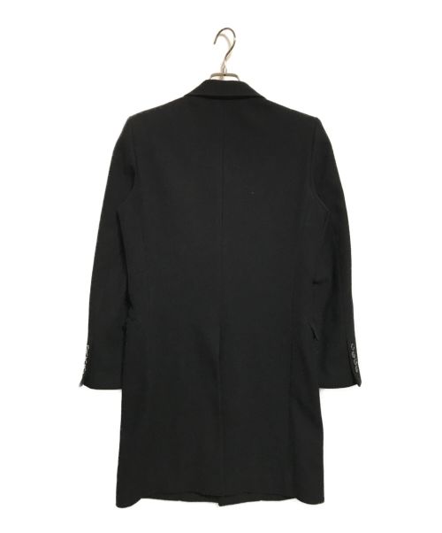 JOHN LAWRENCE SULLIVAN（ジョン ローレンス サリバン）JOHN LAWRENCE SULLIVAN (ジョンローレンスサリバン) チェスターコート ブラック サイズ:34（下記参照）の古着・服飾アイテム