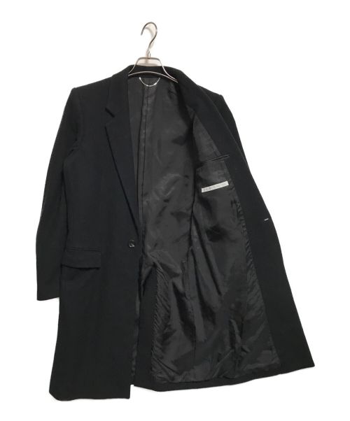 JOHN LAWRENCE SULLIVAN（ジョン ローレンス サリバン）JOHN LAWRENCE SULLIVAN (ジョンローレンスサリバン) チェスターコート ブラック サイズ:34（下記参照）の古着・服飾アイテム