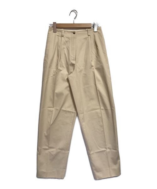 NEHERA（ネヘラ）NEHERA (ネヘラ) タックパンツ ベージュ サイズ:SIZE 34(下記参照)の古着・服飾アイテム