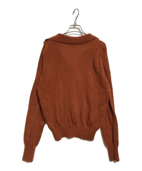 Phlannel（フランネル）Phlannel (フランネル) Mohair Silk Skipper Pullover ブラウン サイズ:0（下記参照）の古着・服飾アイテム