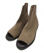 RIM.ARKリムアーク）の古着「オープントゥブーツ」｜ベージュ