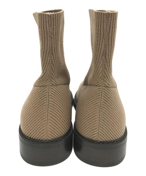 RIM.ARK（リムアーク）RIM.ARK (リムアーク) オープントゥブーツ ベージュ サイズ:36の古着・服飾アイテム