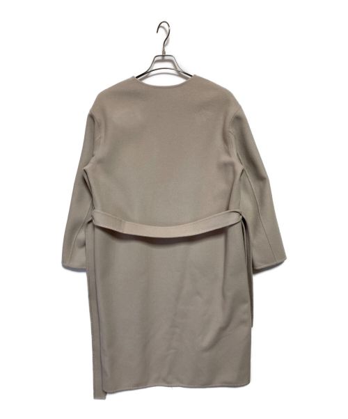 theory（セオリー）theory (セオリー) Luxe New Divide Collarless Coat ベージュ サイズ:SIZE Pの古着・服飾アイテム