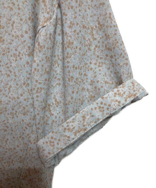 CLANE（クラネ）CLANE (クラネ) CIRCLE FLOWER ONE PIECE ブルー×ベージュ サイズ:2の古着・服飾アイテム