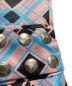 中古・古着 CHOPOVA LOWENA (チョポヴァ・ロウェナ) TARTAN PLEATED MINI DRESS ピンク×ブルー サイズ:下記参照：16000円
