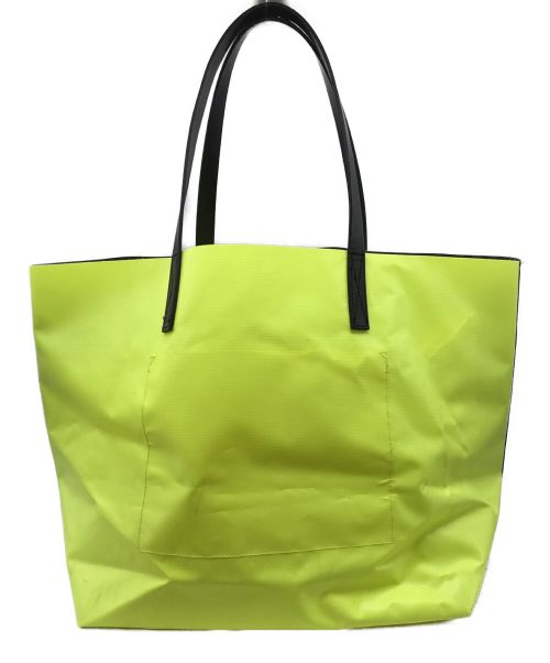 SALVAGE PUBLIC Kolepa（サルベージパブリックコレパ）SALVAGE PUBLIC Kolepa (サルベージパブリックコレパ) トートバッグ ブラック×イエローの古着・服飾アイテム