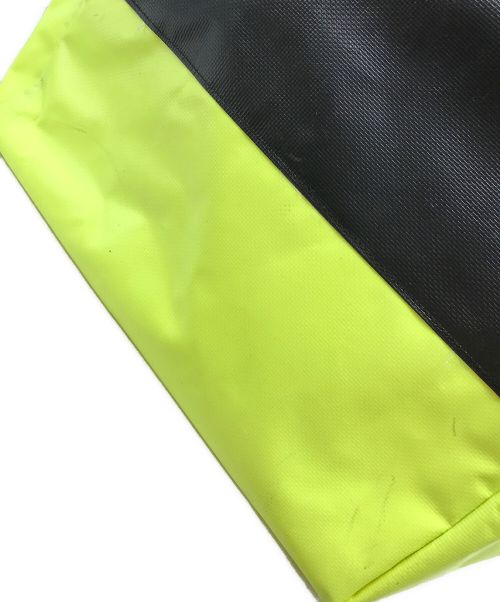 SALVAGE PUBLIC Kolepa（サルベージパブリックコレパ）SALVAGE PUBLIC Kolepa (サルベージパブリックコレパ) トートバッグ ブラック×イエローの古着・服飾アイテム