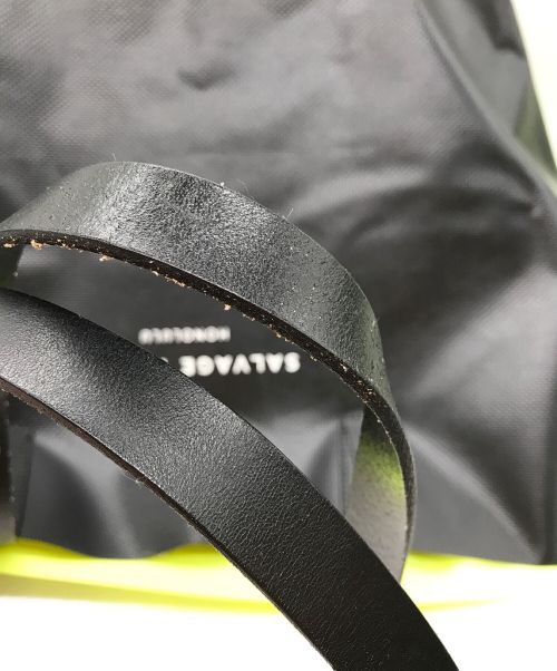 SALVAGE PUBLIC Kolepa（サルベージパブリックコレパ）SALVAGE PUBLIC Kolepa (サルベージパブリックコレパ) トートバッグ ブラック×イエローの古着・服飾アイテム