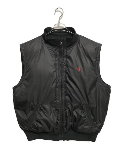 POLO RALPH LAUREN（ポロ・ラルフローレン）POLO RALPH LAUREN (ポロ・ラルフローレン) ダウンベスト ブラック サイズ:XXLの古着・服飾アイテム
