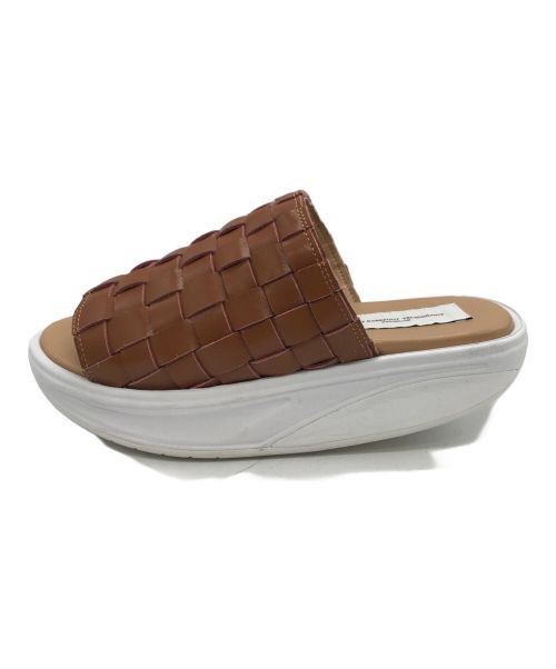 MBT（エムビーティー）MBT (エムビーティー) メッシュサンダル ブラウン サイズ:SIZE 38の古着・服飾アイテム