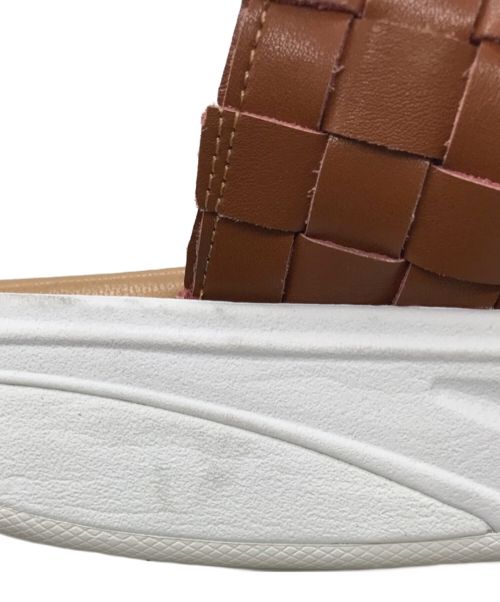 MBT（エムビーティー）MBT (エムビーティー) メッシュサンダル ブラウン サイズ:SIZE 38の古着・服飾アイテム