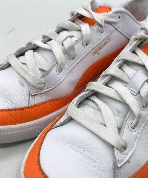 PUMA（プーマ）PUMA (プーマ) PRONOUNCE (プロナウンス) BASKET VTG ホワイト サイズ:SIZE24cmの古着・服飾アイテム