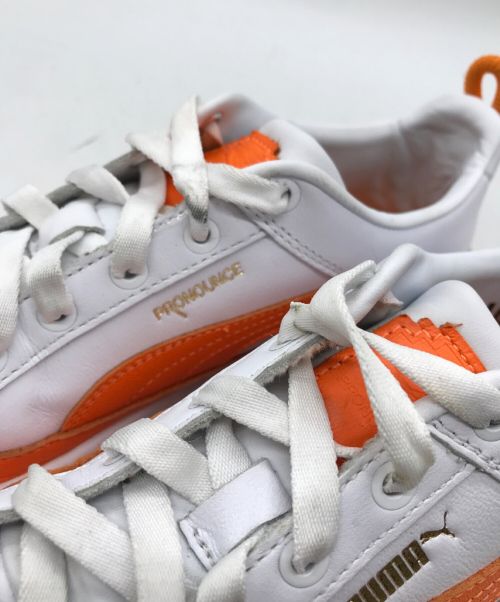 PUMA（プーマ）PUMA (プーマ) PRONOUNCE (プロナウンス) BASKET VTG ホワイト サイズ:SIZE24cmの古着・服飾アイテム