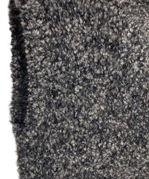 Noble（ノーブル）Noble (ノーブル) ファンシーヤーンコンパクトベスト グレー サイズ:下記参照の古着・服飾アイテム