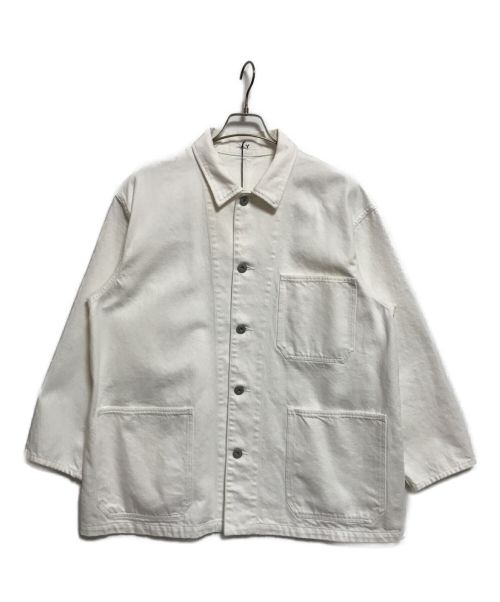 Y（ワイ）Y (ワイ) 12.5oz ORGANIC COTTON DENIM BZ ホワイト サイズ:SIZE1 未使用品の古着・服飾アイテム