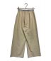 THINGS THAT MATTER (シングスザットマター) T/R DOUBLE TUCK WIDE PANTS ベージュ サイズ:SIZE1：4000円