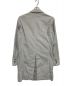sacai (サカイ) ストライプ比翼ショップコート グレー サイズ:1（下記参照）：7000円