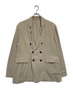 MYTHINKSマイシンクス）の古着「テンセルダブルジャケット」｜ベージュ