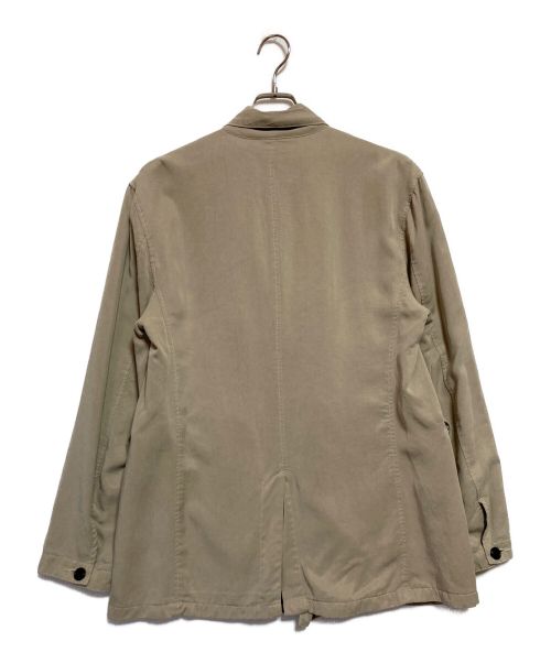 MYTHINKS（マイシンクス）MYTHINKS (マイシンクス) テンセルダブルジャケット ベージュ サイズ:Sの古着・服飾アイテム