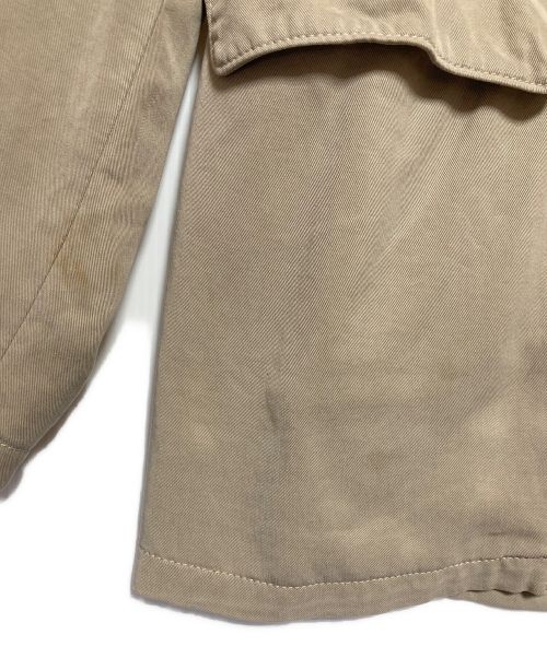 MYTHINKS（マイシンクス）MYTHINKS (マイシンクス) テンセルダブルジャケット ベージュ サイズ:Sの古着・服飾アイテム
