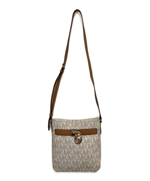 MICHAEL KORS（マイケル・コース）MICHAEL KORS (マイケルコース) ハミルトン モノグラム クロスボディ ホワイトの古着・服飾アイテム