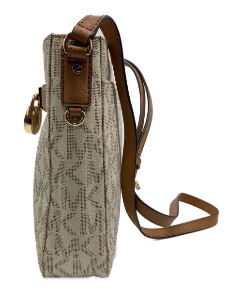 MICHAEL KORS（マイケル・コース）MICHAEL KORS (マイケルコース) ハミルトン モノグラム クロスボディ ホワイトの古着・服飾アイテム