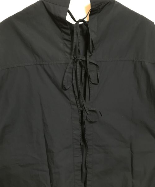 DRESSTERIOR（ドレステリア）DRESSTERIOR (ドレステリア) ブロードブラウス ネイビー サイズ:38の古着・服飾アイテム