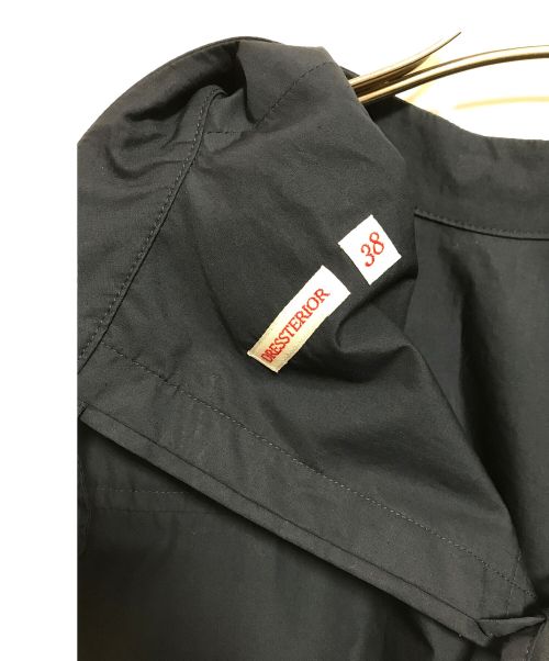 DRESSTERIOR（ドレステリア）DRESSTERIOR (ドレステリア) ブロードブラウス ネイビー サイズ:38の古着・服飾アイテム