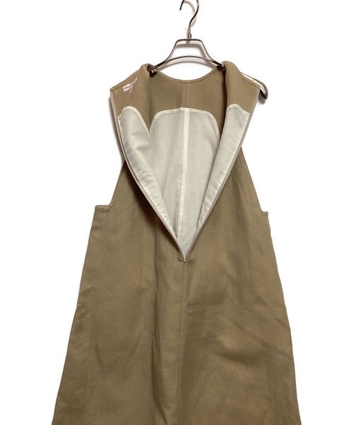 DRESSTERIOR（ドレステリア）DRESSTERIOR (ドレステリア) リオペルフレアワンピース ベージュ サイズ:38（下記参照）の古着・服飾アイテム