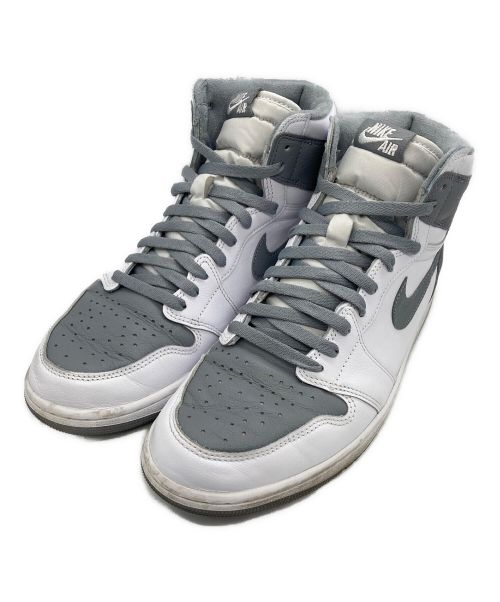 NIKE（ナイキ）NIKE (ナイキ) AIR JORDAN 1 RETRO HIGH OG グレー×ホワイト サイズ:29cmの古着・服飾アイテム