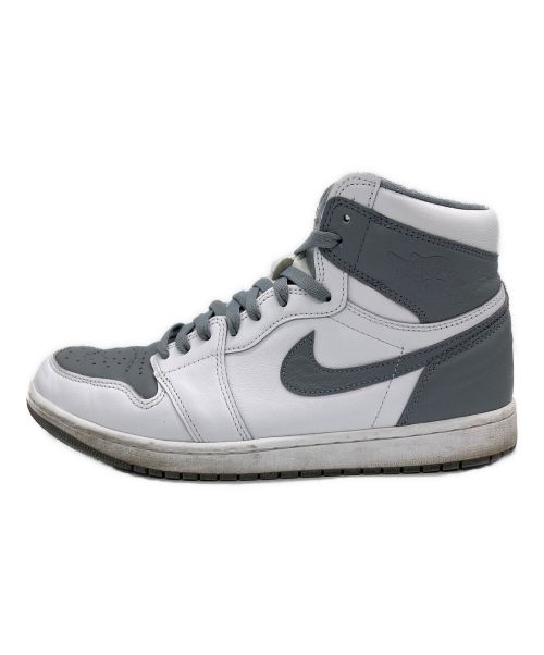 NIKE（ナイキ）NIKE (ナイキ) AIR JORDAN 1 RETRO HIGH OG グレー×ホワイト サイズ:29cmの古着・服飾アイテム