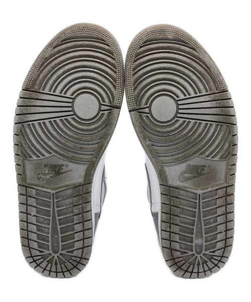 NIKE（ナイキ）NIKE (ナイキ) AIR JORDAN 1 RETRO HIGH OG グレー×ホワイト サイズ:29cmの古着・服飾アイテム