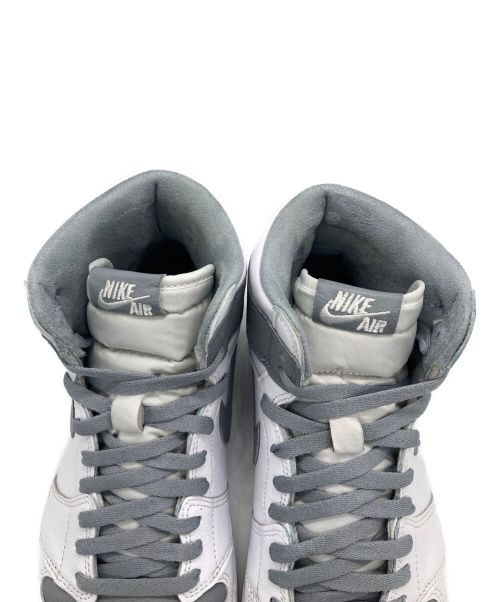 NIKE（ナイキ）NIKE (ナイキ) AIR JORDAN 1 RETRO HIGH OG グレー×ホワイト サイズ:29cmの古着・服飾アイテム